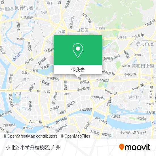小北路小学丹桂校区地图