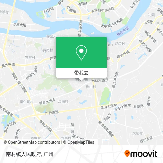 南村镇人民政府地图