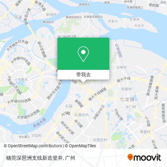 穗莞深琶洲支线新造竖井地图