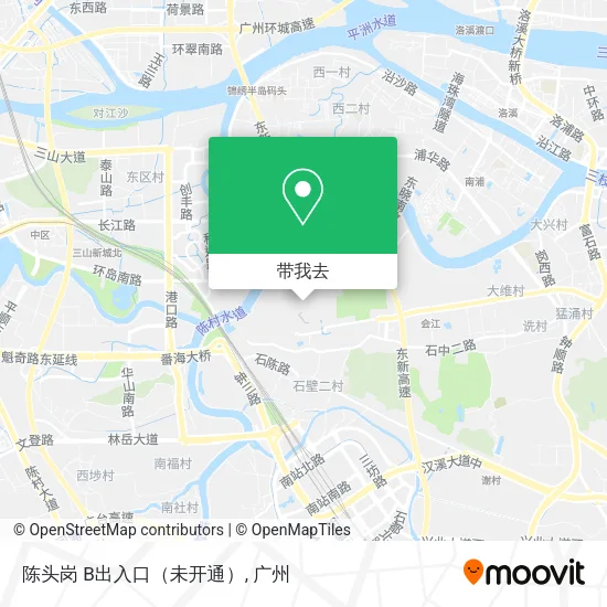 陈头岗 B出入口（未开通）地图