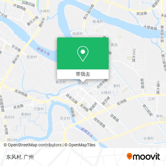 东风村地图