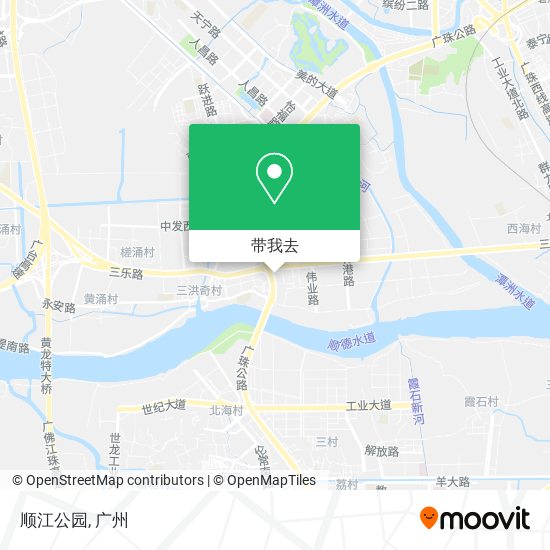 顺江公园地图