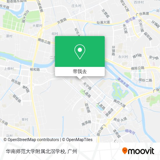 华南师范大学附属北滘学校地图
