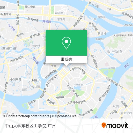 中山大学东校区工学院地图