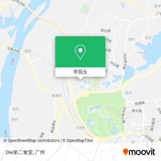 Die第二食堂地图