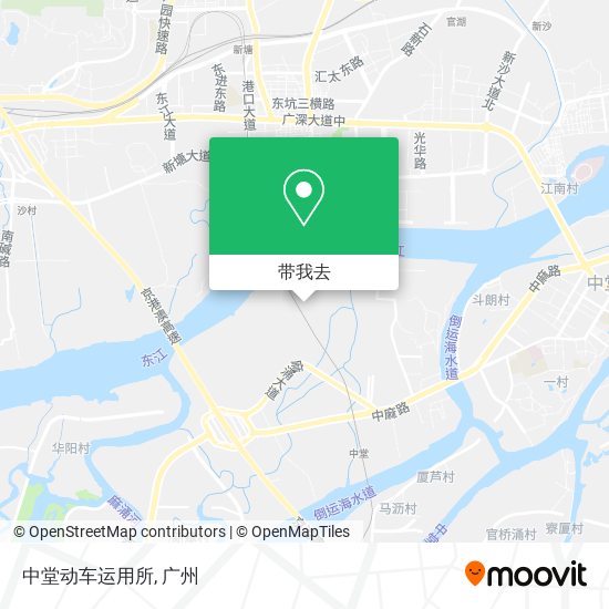 中堂动车运用所地图