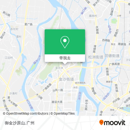 御金沙原山地图