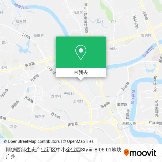 顺德西部生态产业新区中小企业园Styⅲ-B-05-01地块地图