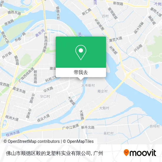 佛山市顺德区毅的龙塑料实业有限公司地图