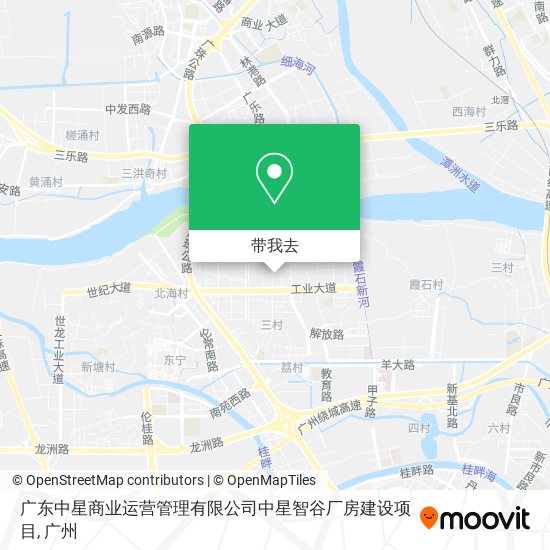 广东中星商业运营管理有限公司中星智谷厂房建设项目地图