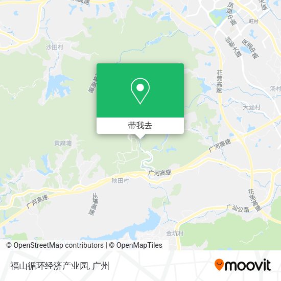 福山循环经济产业园地图