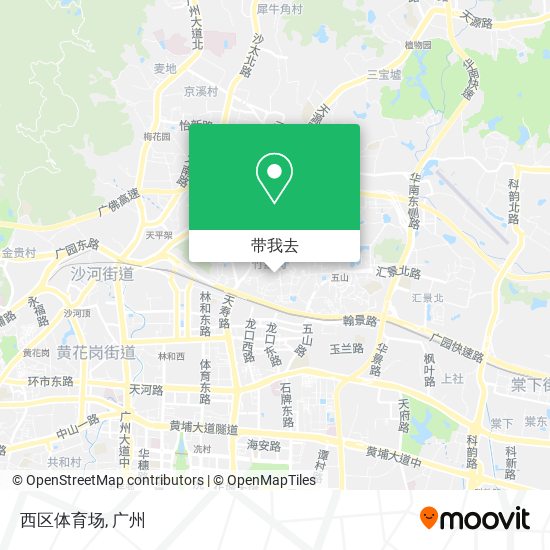 西区体育场地图