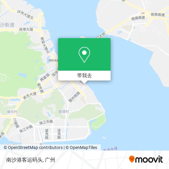南沙港客运码头地图