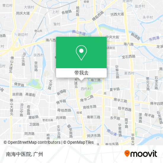 南海中医院地图