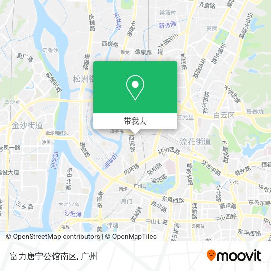 富力唐宁公馆南区地图