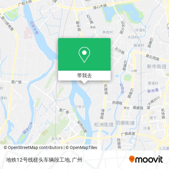 地铁12号线槎头车辆段工地地图