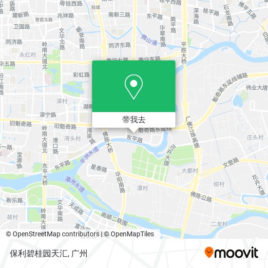 保利碧桂园天汇地图