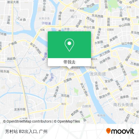 芳村站 B2出入口地图