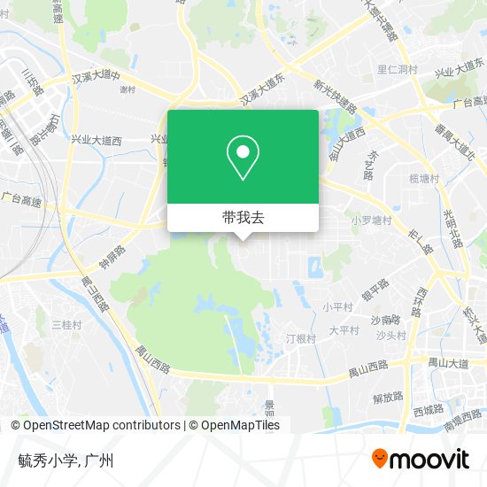 毓秀小学地图