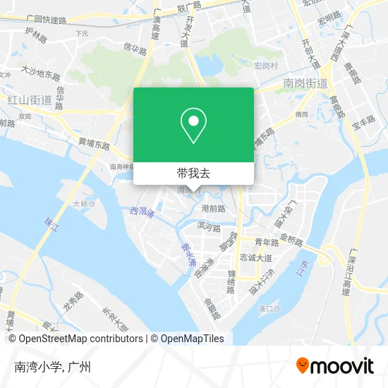 南湾小学地图