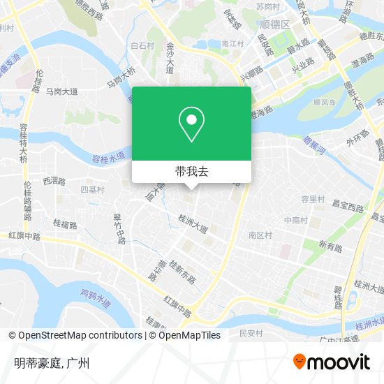明蒂豪庭地图