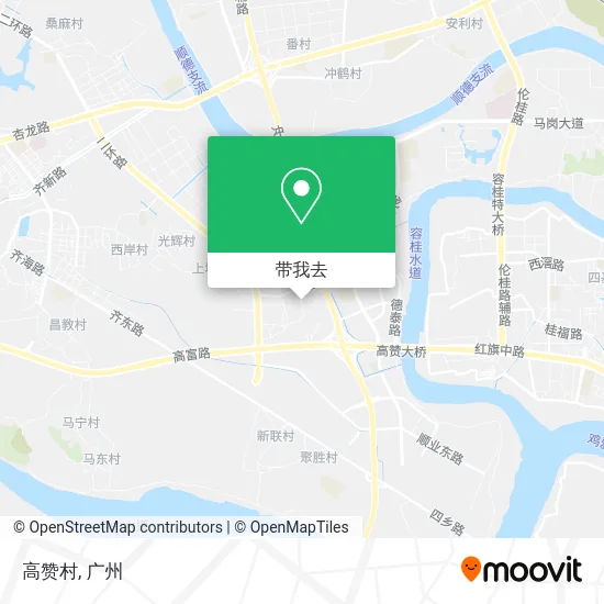 高赞村地图