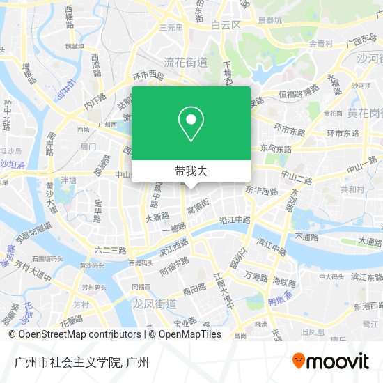 广州市社会主义学院地图