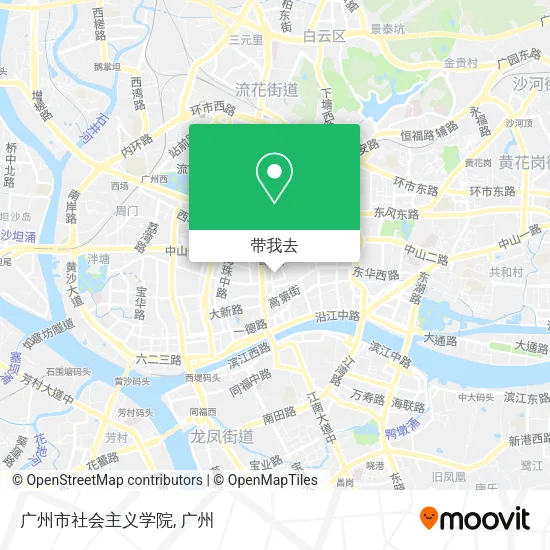 广州市社会主义学院地图