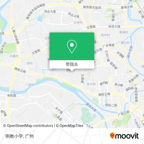 弼教小学地图