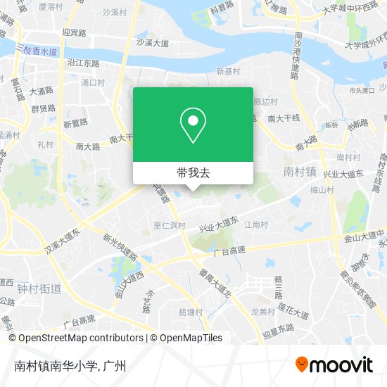 南村镇南华小学地图