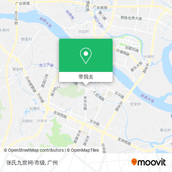张氏九世祠-市级地图
