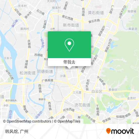 韩风馆地图