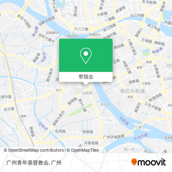 广州青年基督教会地图