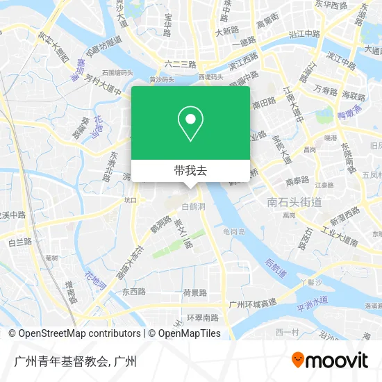广州青年基督教会地图