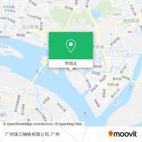 广州珠江钢铁有限公司地图