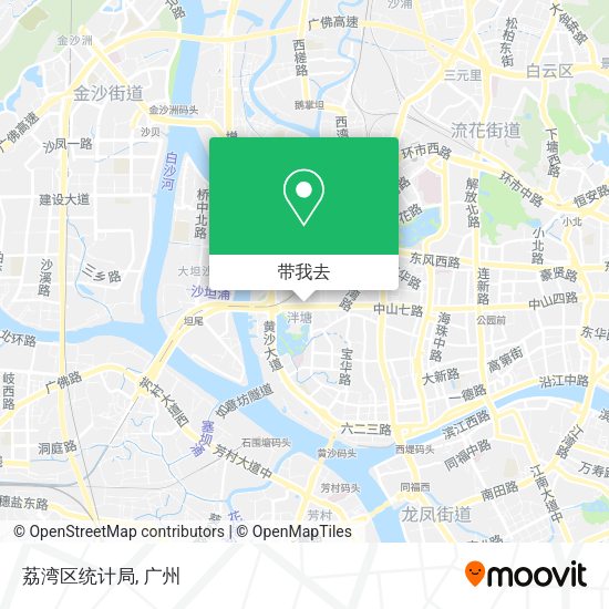 荔湾区统计局地图