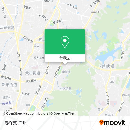 春晖苑地图