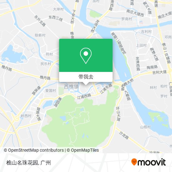 樵山名珠花园地图