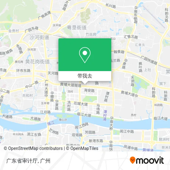 广东省审计厅地图