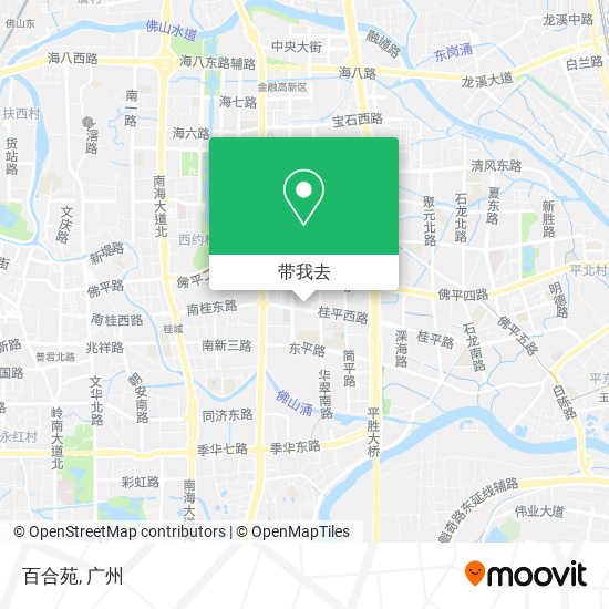 百合苑地图
