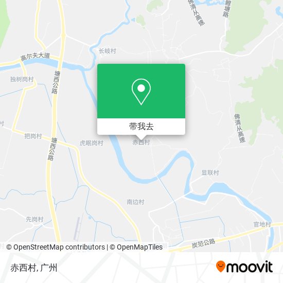赤西村地图