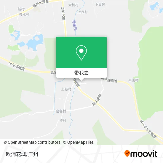 欧浦花城地图