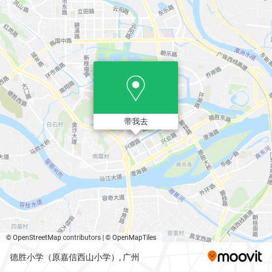德胜小学（原嘉信西山小学）地图