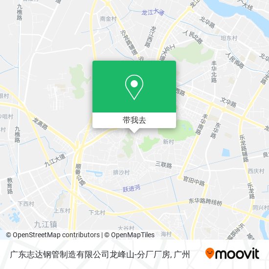广东志达钢管制造有限公司龙峰山-分厂厂房地图
