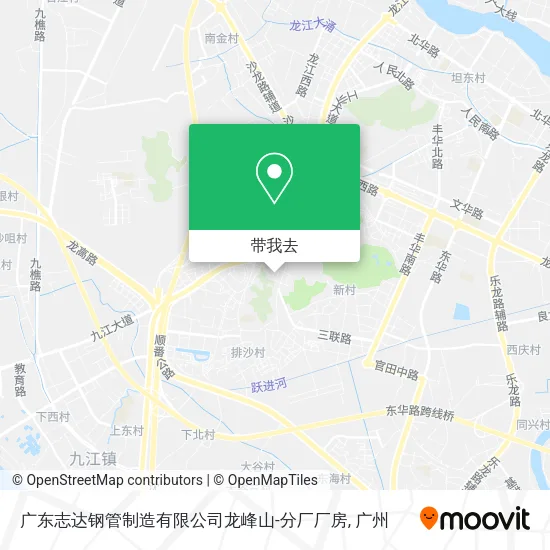 广东志达钢管制造有限公司龙峰山-分厂厂房地图