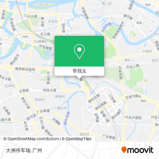 大洲停车场地图