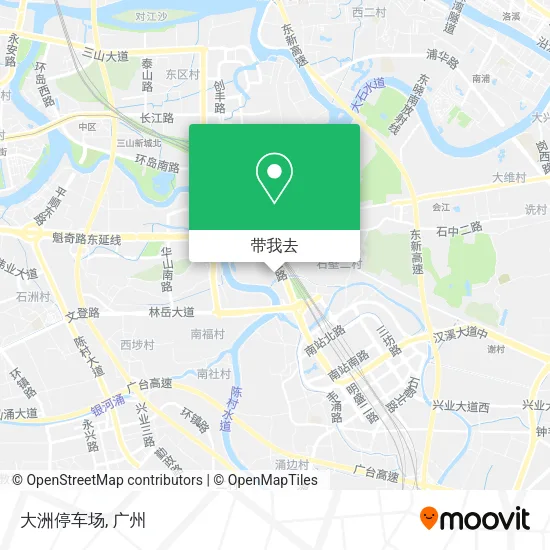 大洲停车场地图