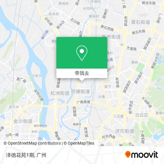 泽德花苑1期地图