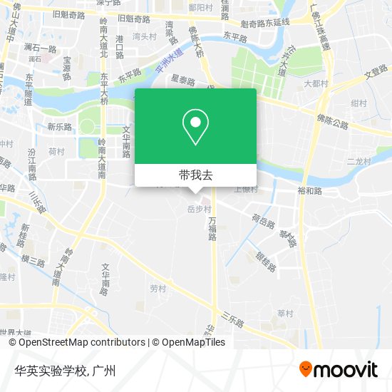 华英实验学校地图