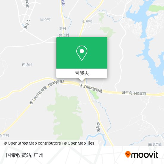 国泰收费站地图
